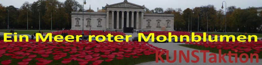 Rote Mohnblumen am Königsplatz